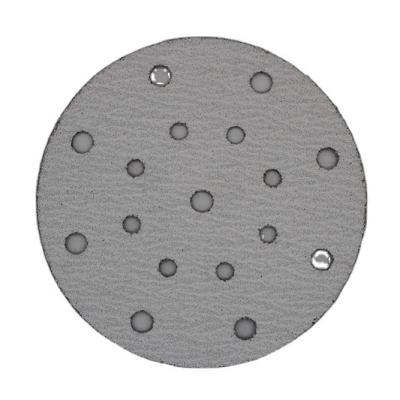 China 6 Holes Polishing Disc Abrasive Sanding Buffing Disc With Velcro Car Polishing P240 for sale