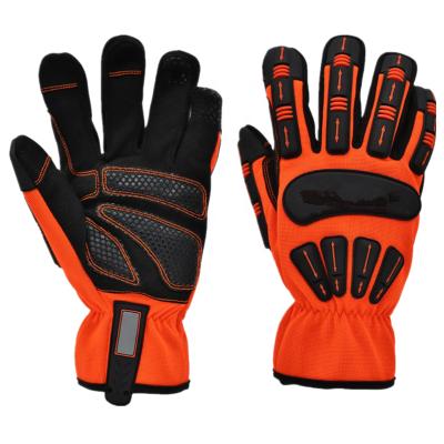 China Microfoam Impact Resistant Nitrile Coated Oil And Gas Industry TPR High Impact Resistant Hand Glove for sale