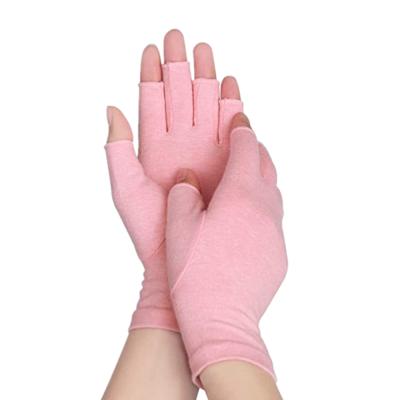 China Arthritis Gloves Copper Pain Heal Joints Hand Arthritis Compression Gloves Fingerless Arthritis Gloves for sale