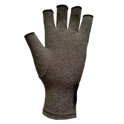 China Custom Arthritis Half Finger Relief Work Protection Daily Compression Gloves Swelling for sale