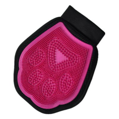 China Eco-friendly Dog Cat Horse Massage Brush, Pet Grooming Glove Brush, Pet Fur Hair Remover Glove for sale