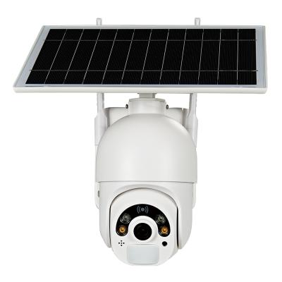 中国 2021 New Arrival NIGHT VISION Battery Waterproof IP Security Camera Solar Power WiFi Camera With LED Lighting 販売のため