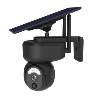 China Built-in IP Outdoor Security CCTV Ptz Surveillance Light Wifi Power Solar Siren Camera with Solar Panel Waterproof Solar Camera Te koop