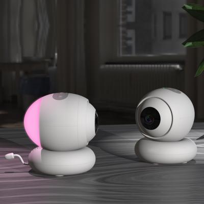 China PAN-TILT Design Baby Monitor Wifi System Baby Security Camera Indoor Monitor with Alarm Clock Night Vision Music Te koop