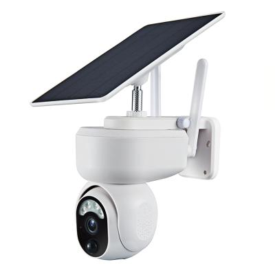 China NIGHT VISION Fuvision new product 4G HD solar power IP security camera wifi solar camera with LED lighting en venta