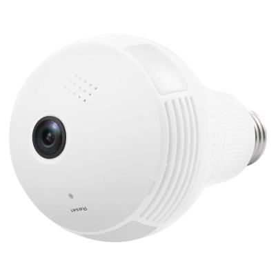 China 110-220V Wifi 1080p Fisheye Camera 360 Degree IP Security Surveillance Lamp Wireless CCTV Camera Built-in Siren Bulb with Night Vision for sale