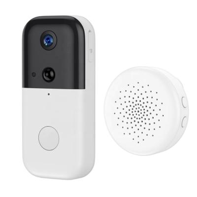 Κίνα WiFi Siren Doorbell Camera Built-in Battery Operated Doorbell Camera Night Vision Smart Video Door Bell Camera For Home Security προς πώληση