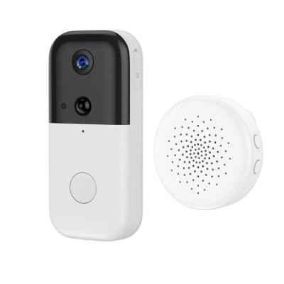 China WiFi Door Bell Battery Operated IP CCTV Wifi Ring Security Smart Video Doorbell Hidden Camera DBC-1 Te koop