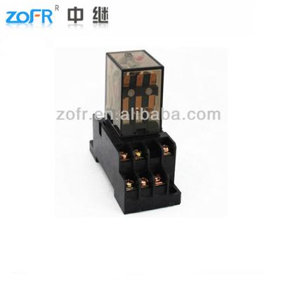 China HH53P (MY3) Epoxy Auxiliary 11PIN Relays for sale