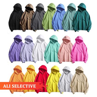 China Sales Anti-wrinkle H2001F Winter Fleece High Quality Warm Thick Pullover Hoodies Unisex Hoodies Men's Oversized Hoodies for sale