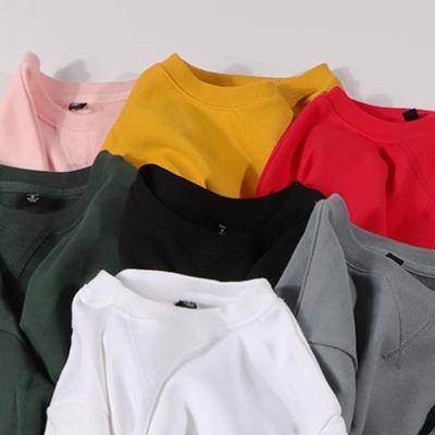 China Anti-Wrinkle MTL2004 Low MOQ 340g Cotton Long Sleeve 100% Long Sleeve T-shirts High Quality Thick T-shirt Men for sale