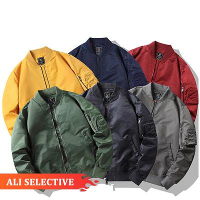 China MJ2026 Hot Sales Plain MA1 Waterproof High Quality Custom Made Bomber Jackets Plus Size Mens Jackets for sale