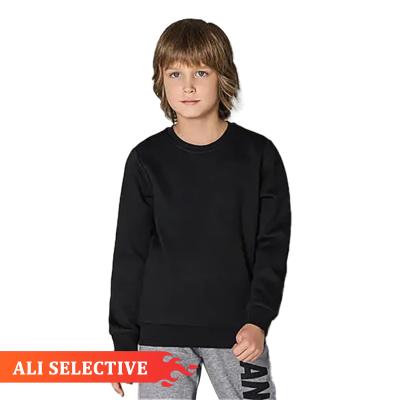 China High Quality Custom Boys Anti-Shrink Solid Color Crewneck Sweatshirts Kids Sweatshirt Hoodies&Sweatshirts Wholesales KH2002 for sale