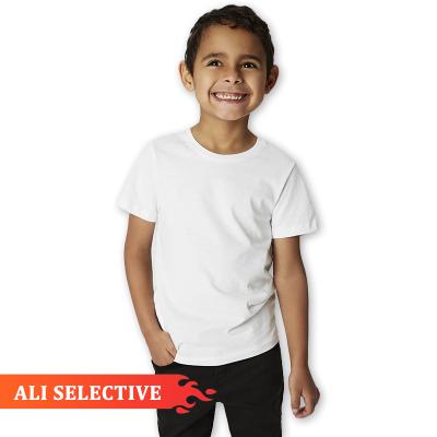 China KT2001 Anti-Shrink Wholesales Custom High Quality 100% Solid Color Cotton Kids T-shirts Boys T-shirts Kids Clothing for sale