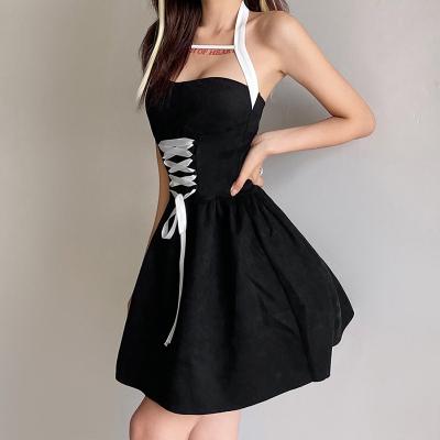 China D2324 Hot Sale Anti-Static Products Women's Casual Club Dresses Women Bandage Casual Elegant Dress for sale