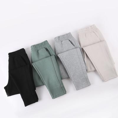 China Anti-wrinkle TR3001 2021 new arrivals winter sweatpants women joggers casual pants in candy color thick for ladies for sale