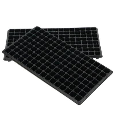 China Plastic Seedling Seeding Tray With Many Kinds Of Holes For You To Plant Planters 128 Holes Seedling Tray for sale