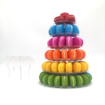 China Recyclable Self Assemble Macaroon Tower 6 Tiers for sale