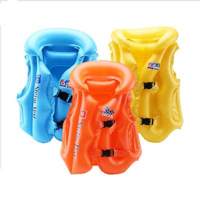 China Fashion Eco-friendly Hot Sale PVC Inflatable Swim Vest For Kids Swimming for sale