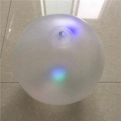 China Inflatable Toy Hot Selling Customized Clear LED Inflat Beach Ball For Party for sale