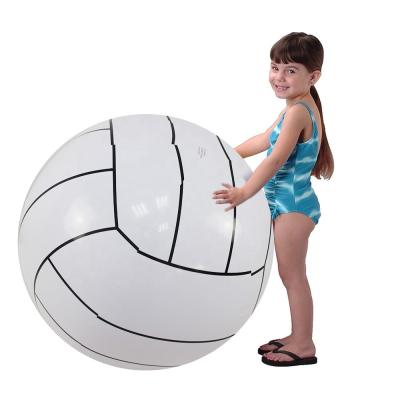 China Promotional Toy 90cm Large Inflatable PVC Volleyball Inflatable Beach Ball For Swimming Party for sale