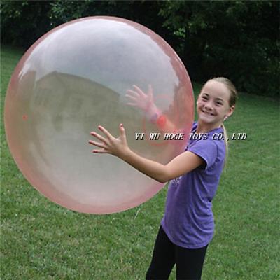 China 43inch Inflatable Toy 60 Inch Transparent Inflatable Clear Giant Beach Ball Jumping For Swimming Toys for sale