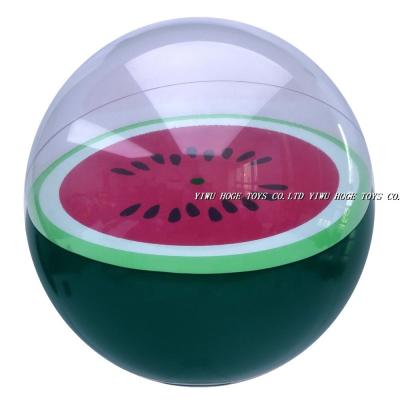 China Toy Most Popular Custom Inflatable PVC EN71 Watermelon Beach Ball For Child Play for sale