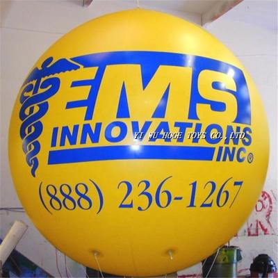 China Eco-friendly hot sale OEM logo printed flying helium air balloon for wholesale for sale