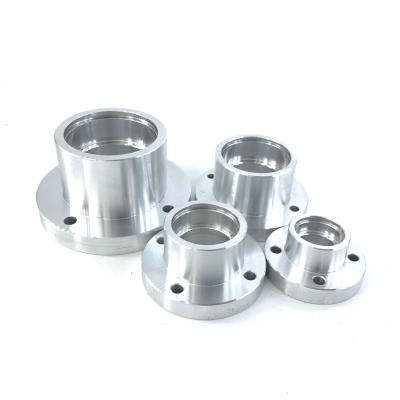 China Custom Precision Stainless Steel Aluminum Brass CNC Double Hole Spinning Milling Linear Bearing Extended Motion Clamp for sale