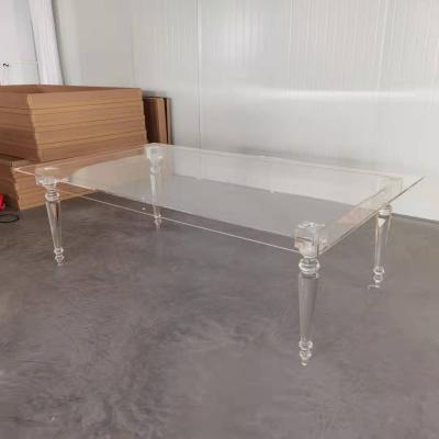 China YC-AT modern acrylic wedding furniture rental sweethearts bridal event table party decor for sale