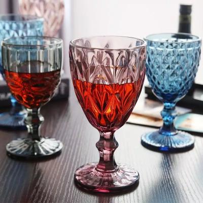 China Wedding Decoration Centerpiece Wine Glass Modern Luxury Colorful Modern Wedding Set for sale