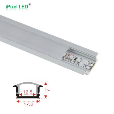 China Abinet Lighting Anodized T5 LED Channel Outer Wing, U Shape Aluminum Track Channel, Aluminum Profile For Led Strip for sale