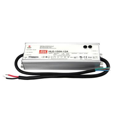 China Meanwell 150W Constant Voltage + Constant Current LED Driver HLG-150H Power Supply HLG-150-12A for sale