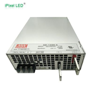 China Meanwell 5V 1500W Integrated Remote ON-OFF Control Led Power Supply SE-1500-5 278*177.8*63.5mm (L*W*H) for sale