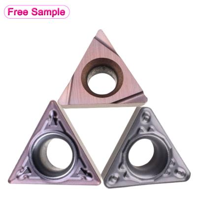 China Lathe Indexable Solid Carbide CNC Cutter Tool Long Life Tungsten Stainless Steel TPGH110304 08 CVD Turning Insert for sale