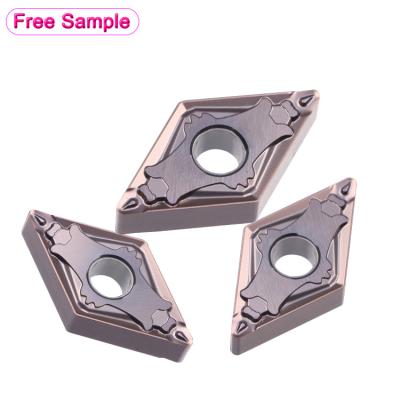 China Lathe Indexable Carbide CNC Cutter Tool Long Life Tungsten Stainless Steel DNMG1504 CVD Turning Insert for sale