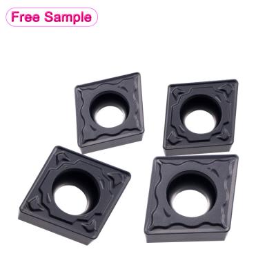 China Lathe Indexable Carbide CNC Cutting Tool Long Life Cast Iron CCMT060204 CCMT09T308 CVD Rotating Insert for sale