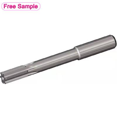 China Customized Tungsten Steel CNC Machines Straight Shank Through Hole 4 6 Flute Solid Carbide Machine Reamer Bore Straight for sale