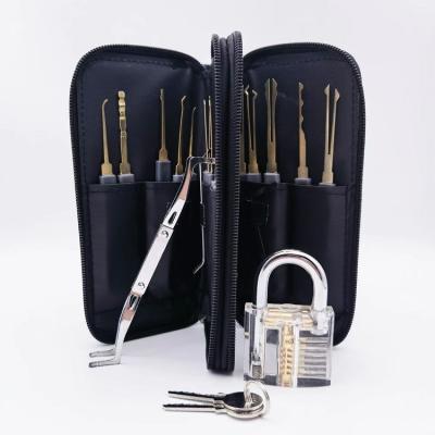 China 24PC slotenmaker benodigdheden roestvrij staal slot pick-up set voor handig slot openen Te koop