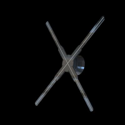 China 3D Hologram Fan, 80CM Fan 3D Hologram Projector Advertising Display with 700 Video Library and LED Fan Remote Holofan 80CM Hologram for sale