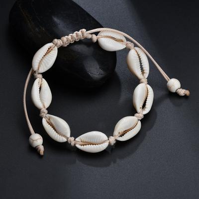 China High Quality Bohemia Natural Shell Anklets For Women Foot Jewelry Summer Beach Barefoot Anklet On Leg Chain Anklet Strap Accessories for sale