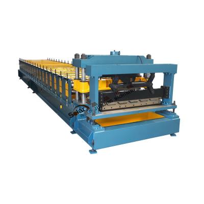 China Hotels Metal Roofing Tile Corrugation Forming Machine Trapezoidal Roofing Sheet Roll Forming Machine Price for sale