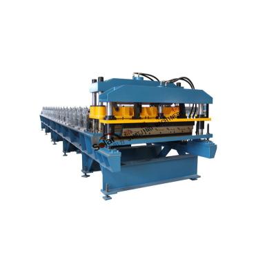 China Hotels Glazed Roofing Tile Roll Forming Machine / Glazed Tile Roofing Machine Former for sale