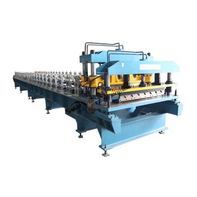 China Hotels Roof Tile Making Machine / Roll Forming Machine Fully Automatic for sale