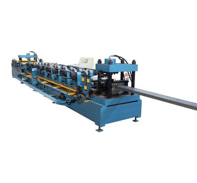 China Automatic Hotels GI Channel Z Purline Gutter C Purlin Punch Roll Forming Keel Machine for sale