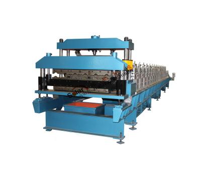 China Hotels Sheet Use Double Layer Corrugated Steel Profile Roofing Sheet Roll Forming Machine Roof Tile Making Machine Price for sale