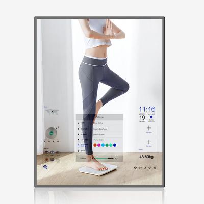 China Minimalist Smart Mirror Bathroom TV With Advertising Touch Screen for sale