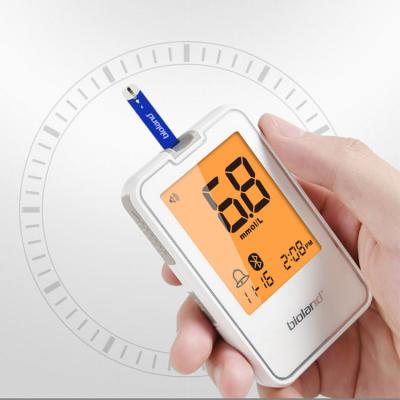 China Blood Sugar Checking Portable Household Glucometer Blood Glucose Meters Smart Continuous Monitors With Test Strips for sale