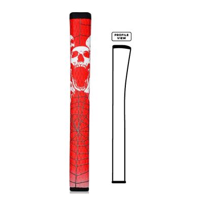 China New Breathable Golf Putter Grips PU Golf Grip Club Putter Red Leather Grip for sale