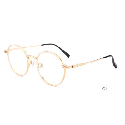 China For Eyewear Titanium Reading Glass The New 2021 Optical Round Optical Frames Light Block Blue Reading Glasses for sale